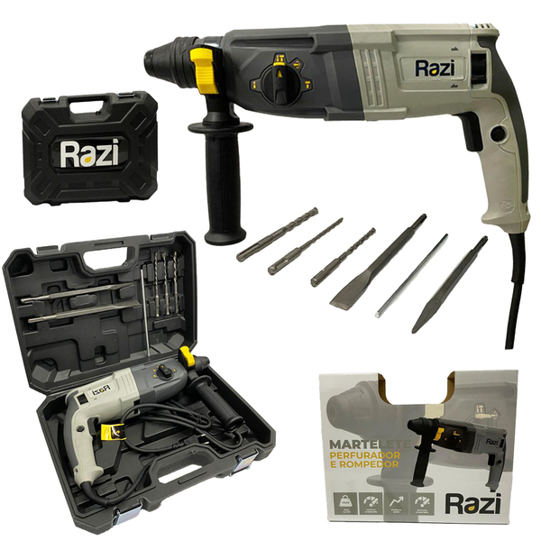 Martelete Perfurador E Rompedor Mob Bhd 2630 3.1kg 800w Razi-