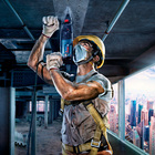 Martelete Perfurador Rompedor Bosch Heavy Duty com Kit de Brocas e Maleta SDS Plus 820W 2,7J GBH 2 24 D 127V