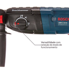 Martelete Perfurador Rompedor Bosch Heavy Duty com Kit de Brocas e Maleta SDS Plus 820W 2,7J GBH 2 24 D 127V