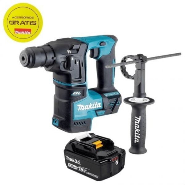 Martelete Rotativo Rompedor A Bateria 18v Dhr171z-p - Makita