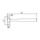 Martelo Bola 300 Gr Belzer 249003br