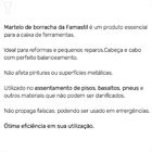 Martelo Borracha 60mm Branco Famastil