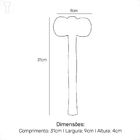 Martelo Borracha 60mm Branco Famastil