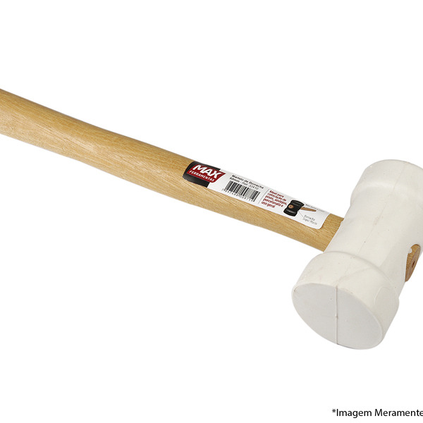 Martelo Borracha Branco 80mm C/c