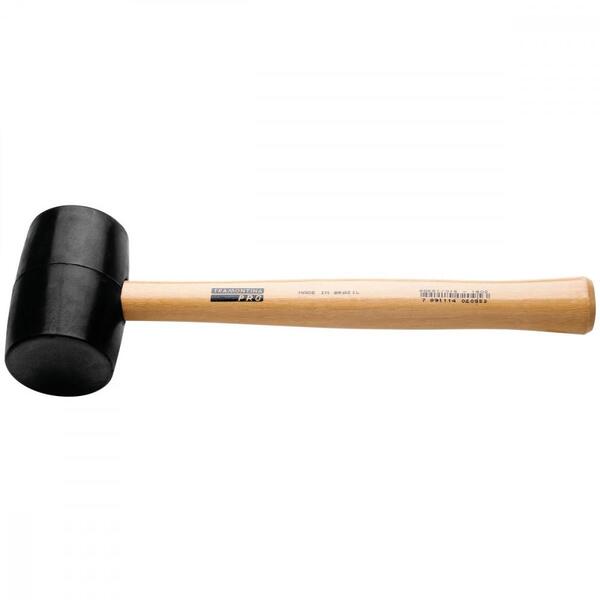 Martelo Borracha Preta Modelo Americano 225 G Tramontina Pro