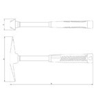 Martelo Cabo Tubular Cabeca Ponta E Pa Tramontina