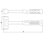 Martelo Com Bordas Plasticas Isolado Iec 60900 - 30 Mm Tramon