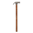 Martelo de Unha Aço Polido 29mm Cabo de Madeira Naval Monfort