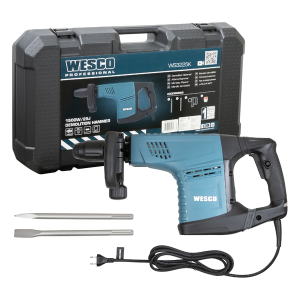 Martelo Demolidor e Rompedor Wesco Sds Max 25J WS3225K 220V