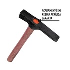 Martelo Pedreiro 1 Corte Cabo Madeira Encerado Cunha Pressão