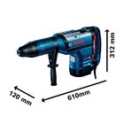 Martelo Perfurador Bosch Gbh 12-52 Dv 220v