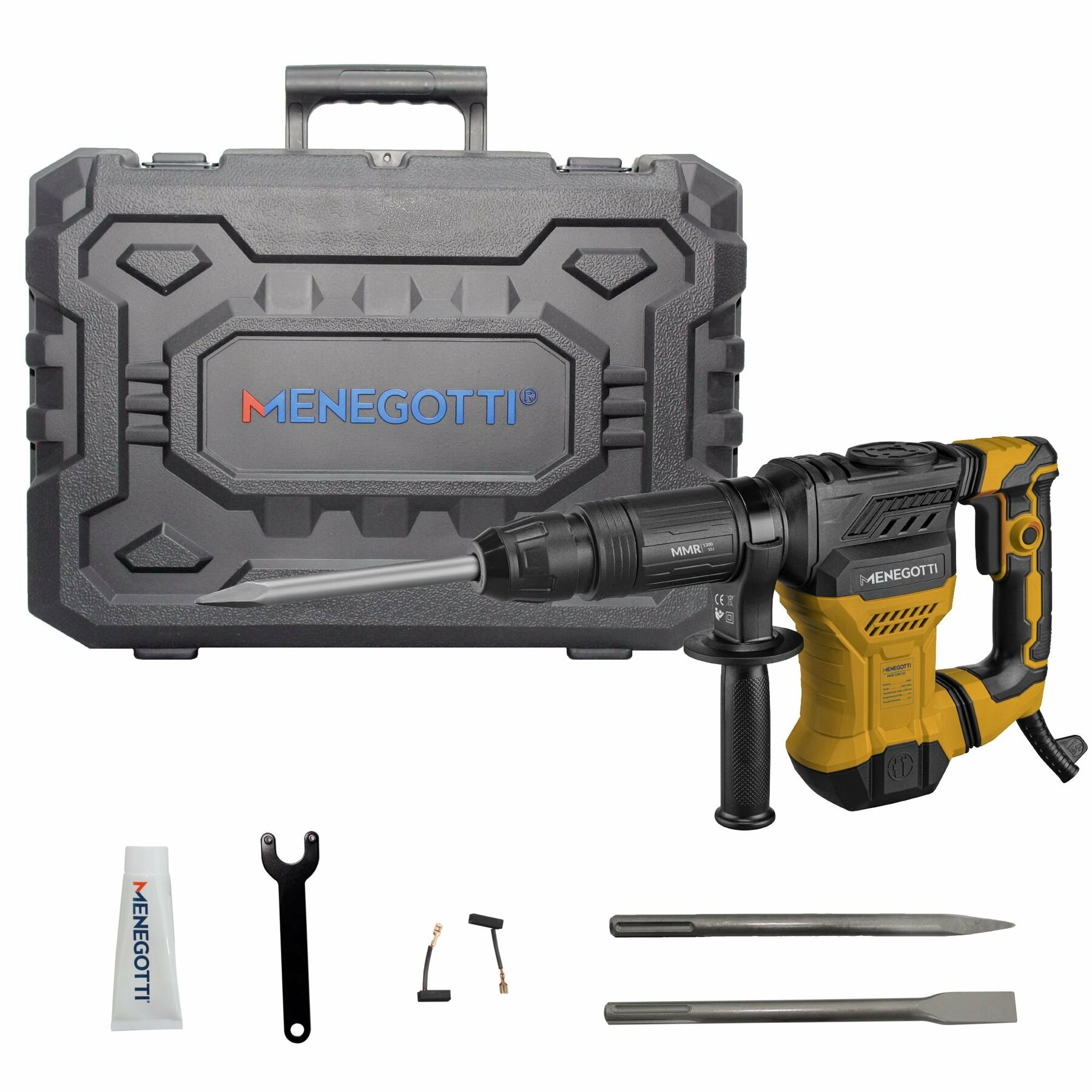 Martelo Rompedor Mmr1300 15j 6kg Monofasico 60hz 220v Menegotti