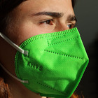 Máscara 5 Camadas N95 / Kn95 / Pff2 / Ffp2 100 Un Coloridas