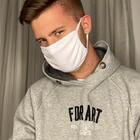 Máscara De Proteção Tecido C/ Dupla Camada (adulto) Kit 6 Uni