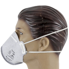 Máscara Descartável PFF2(S) com Válvula para Proteção Respiratória Carbografite