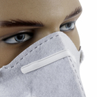 Máscara Descartável PFF2(S) com Válvula para Proteção Respiratória Carbografite