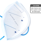 Máscara Descartável Respirador Azul Pff2 Kit Com 300 Unidade