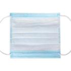 Máscara Descartável Tripla Com Elástico E Clip Nasal Azul - 5