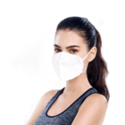Máscara Kn95 Adulto Branca - Pacote 10 Unidades - Ce 0598