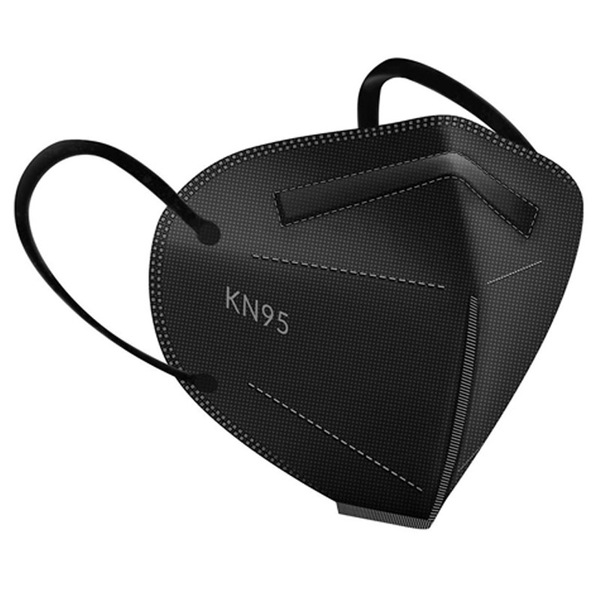 Máscara Kn95 Adulto Preta - Pacote 10 Unidades