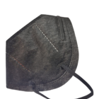 Máscara Kn95 Adulto Preta - Pacote 20 Unidades