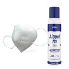 Mascara Kn95 Álcool Spray Antisséptico Hidratante Relaxmedic