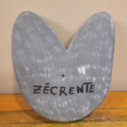 Máscara Madeira Zé Crente M Ilha do Ferro - Cinza/Branco