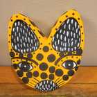 Máscara Madeira Zé Crente P Ilha do Ferro - Laranja/bola Preto