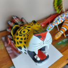 Máscara Onça Etnia Tikuna G