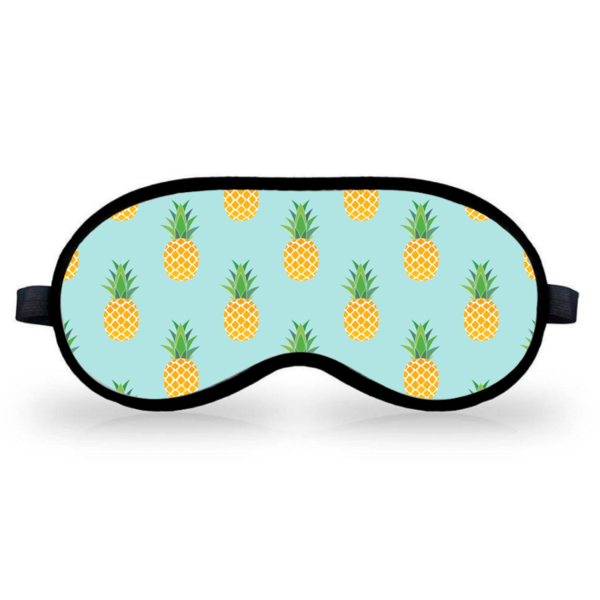 Mascara Para Dormir Tapa Olhos Abacaxi Azul