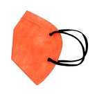 Máscara Pff2 / N95 / Kn95 Adulto Laranja - Pacote 10 Unidades