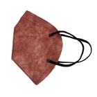 Máscara Pff2 / N95 / Kn95 Adulto Marrom - Pacote 50 Unidades