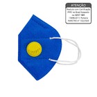 Mascara Pff2 Hospitalar N95 Respirador Com Válvula Amarela Ki