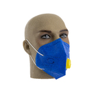 Mascara Pff2 Hospitalar N95 Respirador Com Válvula Amarela Ki