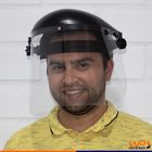 Máscara Protetor Facial Para Cortar Grama Incolor Epi