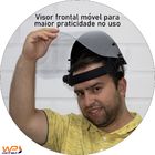 Máscara Protetor Facial Para Cortar Grama Incolor Epi