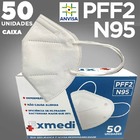 Máscara Respirador Pff2 / N95 Similar Kn95  - Caixa 50 Unida