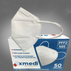 Máscara Respirador Pff2/n95 - Caixa 50 Unidades