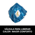 Máscara Respiratória 9822BR 3M