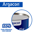 Massa Cola Plástica Chumbar Argacon 800gr Kit 3 Unidades
