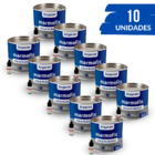 Massa Cola Plástica Cinza Argacon 800gr Kit 10 Unidades