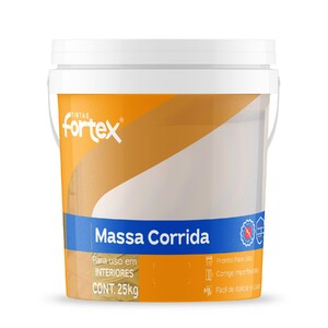 Massa Corrida PVA Branca 25Kg Fortex | Leroy Merlin