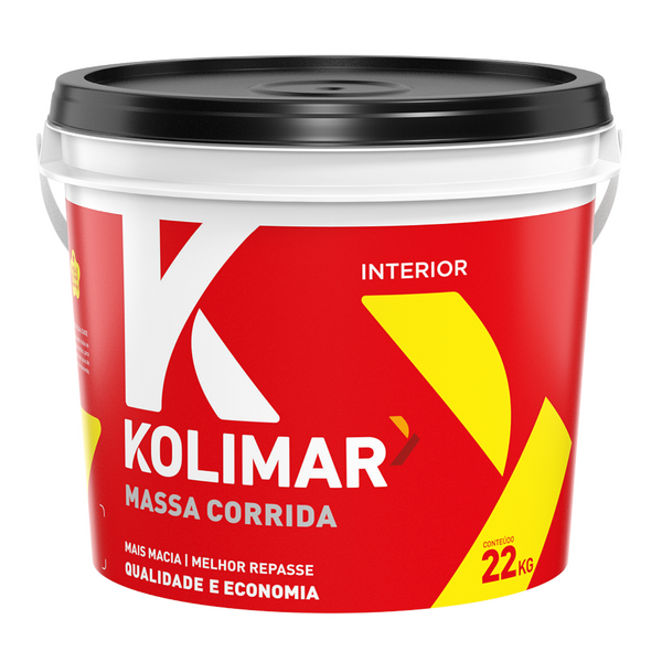 Massa Corrida Pva Branco 22Kg Kolimar