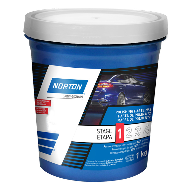 Massa De Polir N°2 Etapa 1 Norton 1kg
