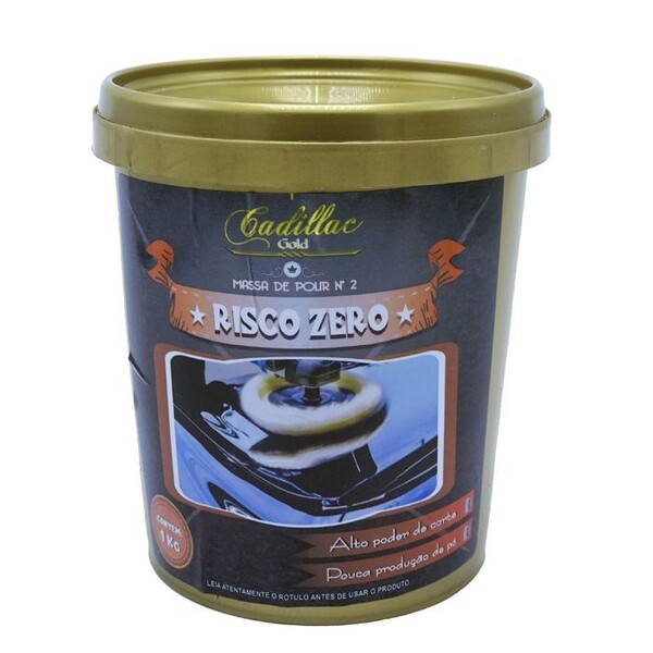 Massa De Polir Nº 2 Risco Zero 1kg Cadillac