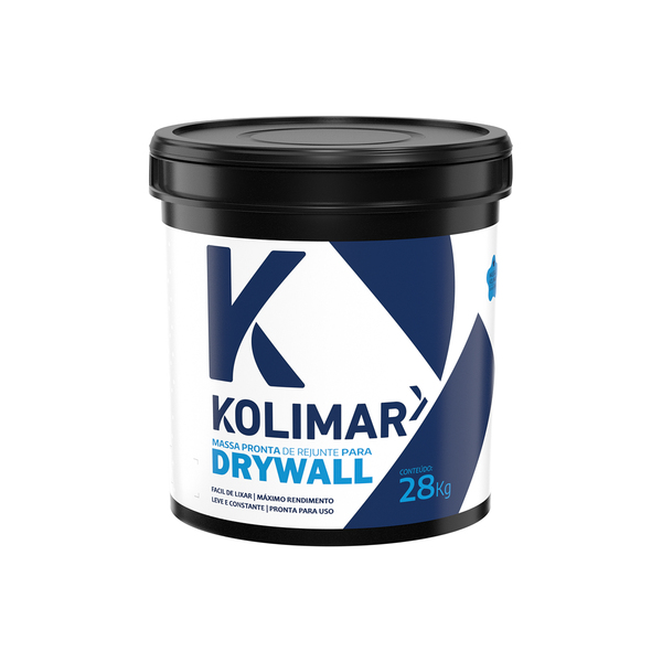 Massa Drywall Kolimar - Balde 28Kg