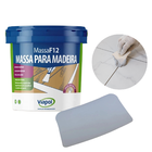 Massa F12 Calafetar Madeira 400g Viapol + Espátula Celuloide