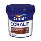 Massa Para Madeira Coral Coralit Branco 5,7kg