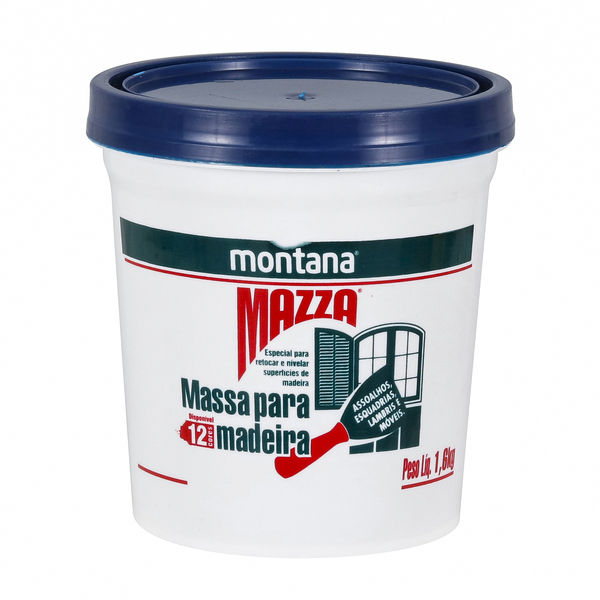 Massa para Madeira Montana Mazza Branca 1,6Kg