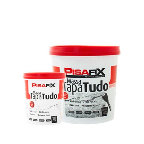 Massa Para Pintura Tapa Tudo - Pisafix, Tamanho: 500ml/340g